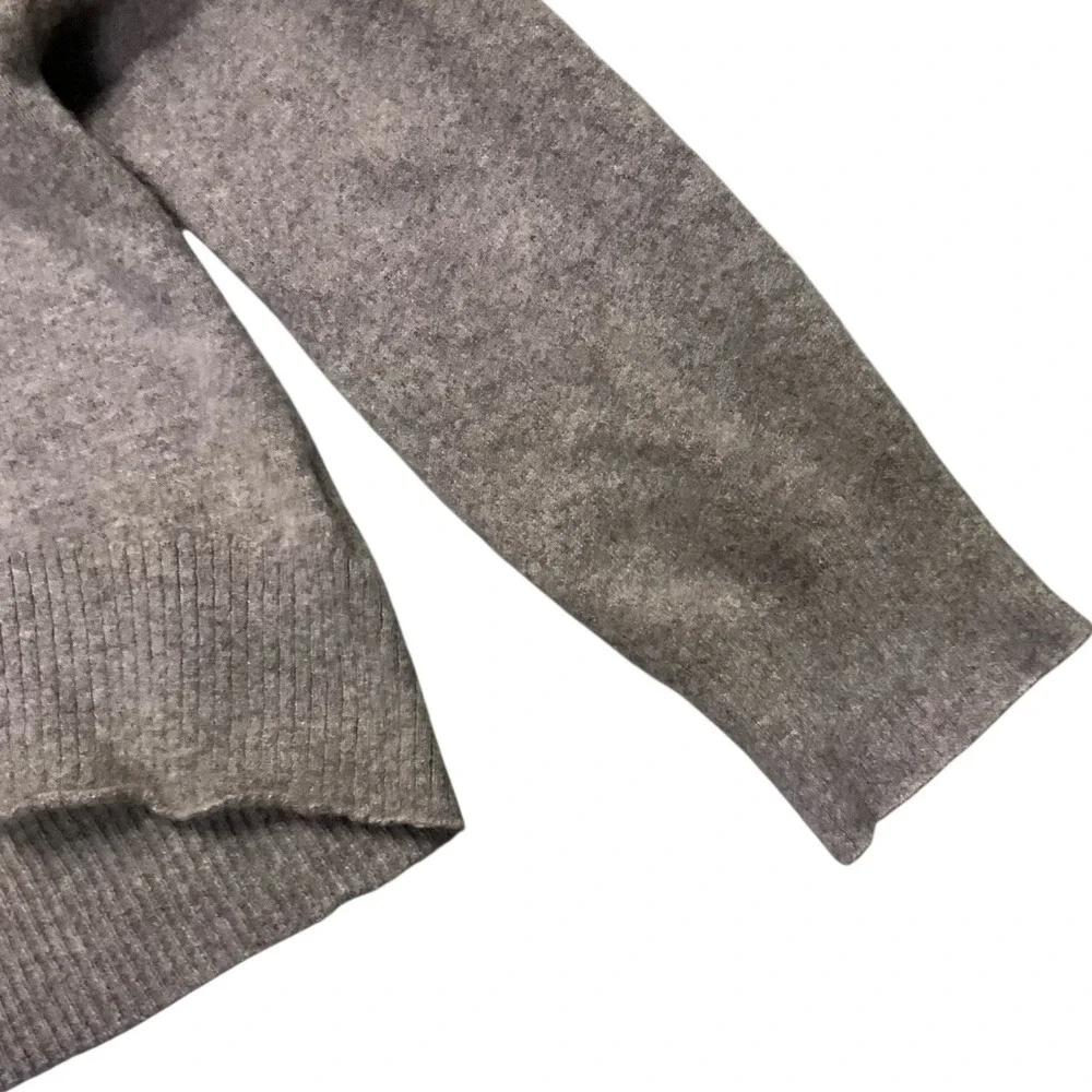 Bella Dahl Women 100% Cashmere Pullover Hoodie Grey Long Sleeve B4743-C55-304 XS